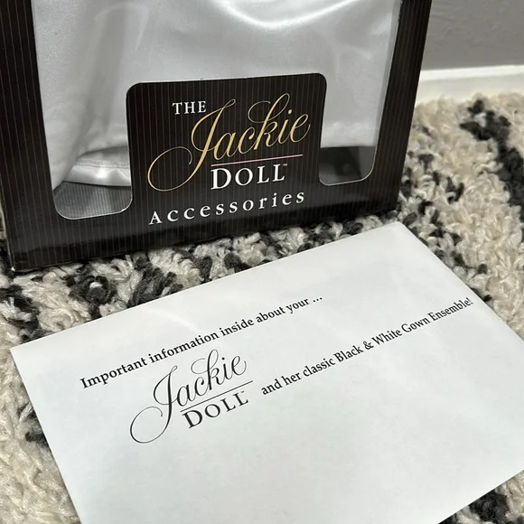 The Jackie Doll - The Black & White Gown Ensemble - Brand New In Box - Picture 2 of 3